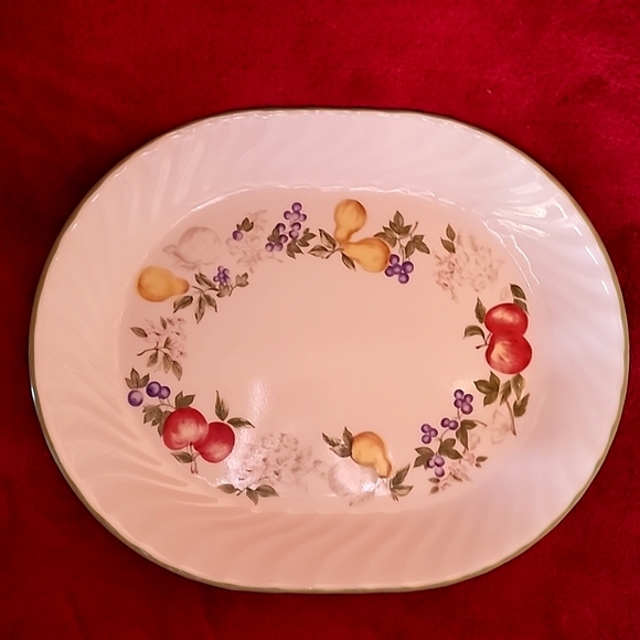 ☆Corelle by Corning, Chutney Pattern. Serving Platter Made in USA ☆ - Picture 1 of 8